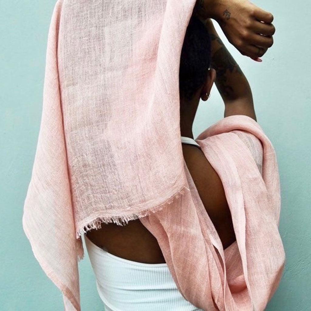 Luxe Linen Artisan Scarf