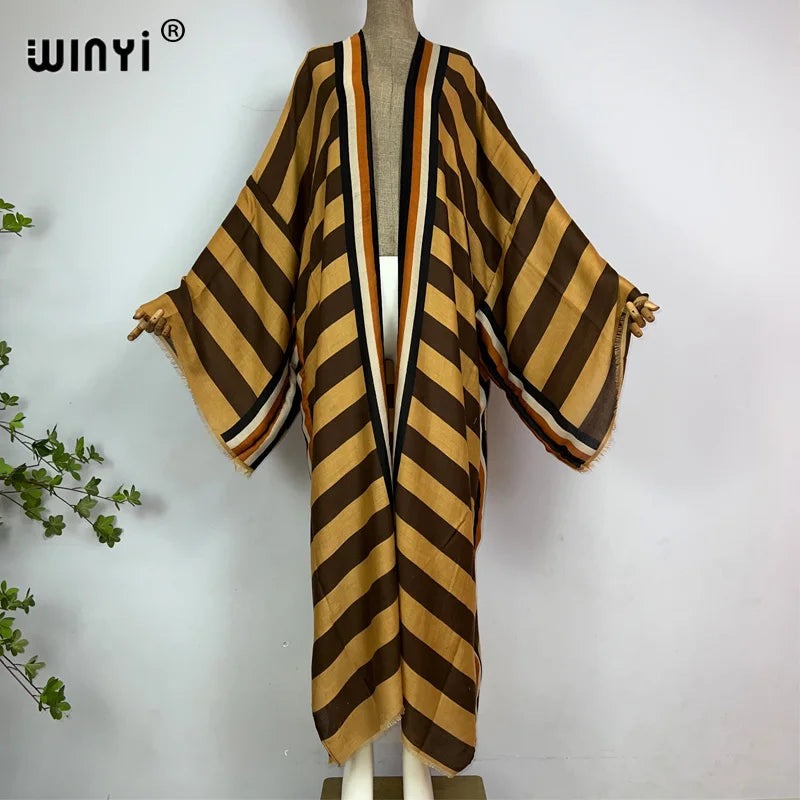 The Anatolia Striped Mediterranean Kimono