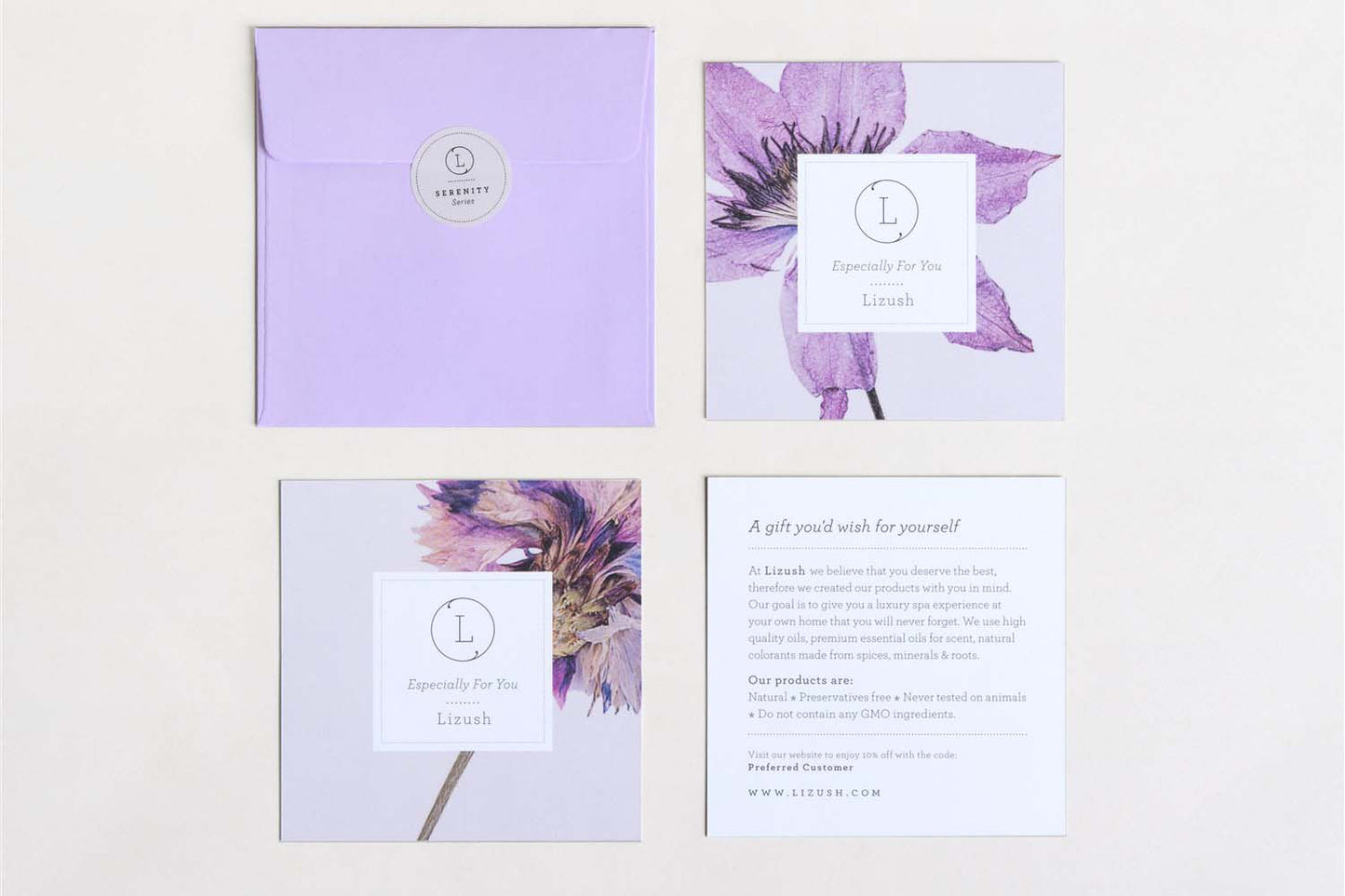 Wellness Natural bath and body gift set, Thank you gift box - AP